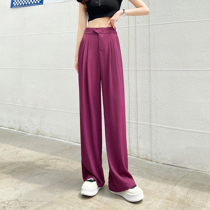 Pantalon with wide legs