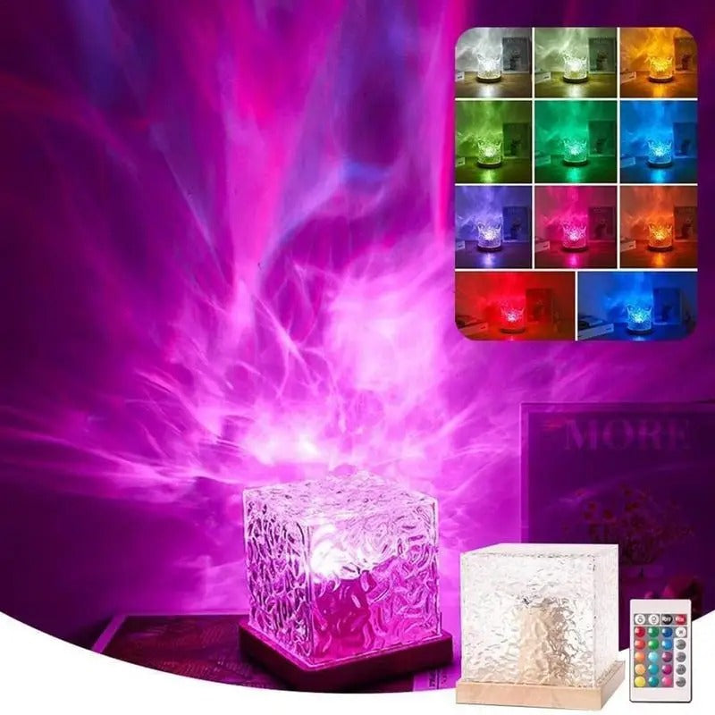 AquaFlame™ - Crystal Water Wave Lighting Projector Lamp