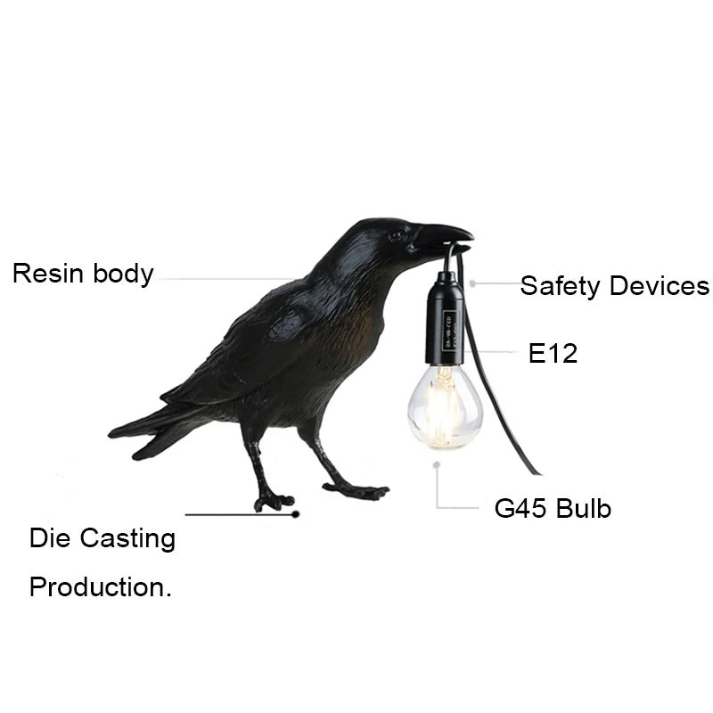 NightCrow™ - Crow Bird Decoration Night Blub Lamp