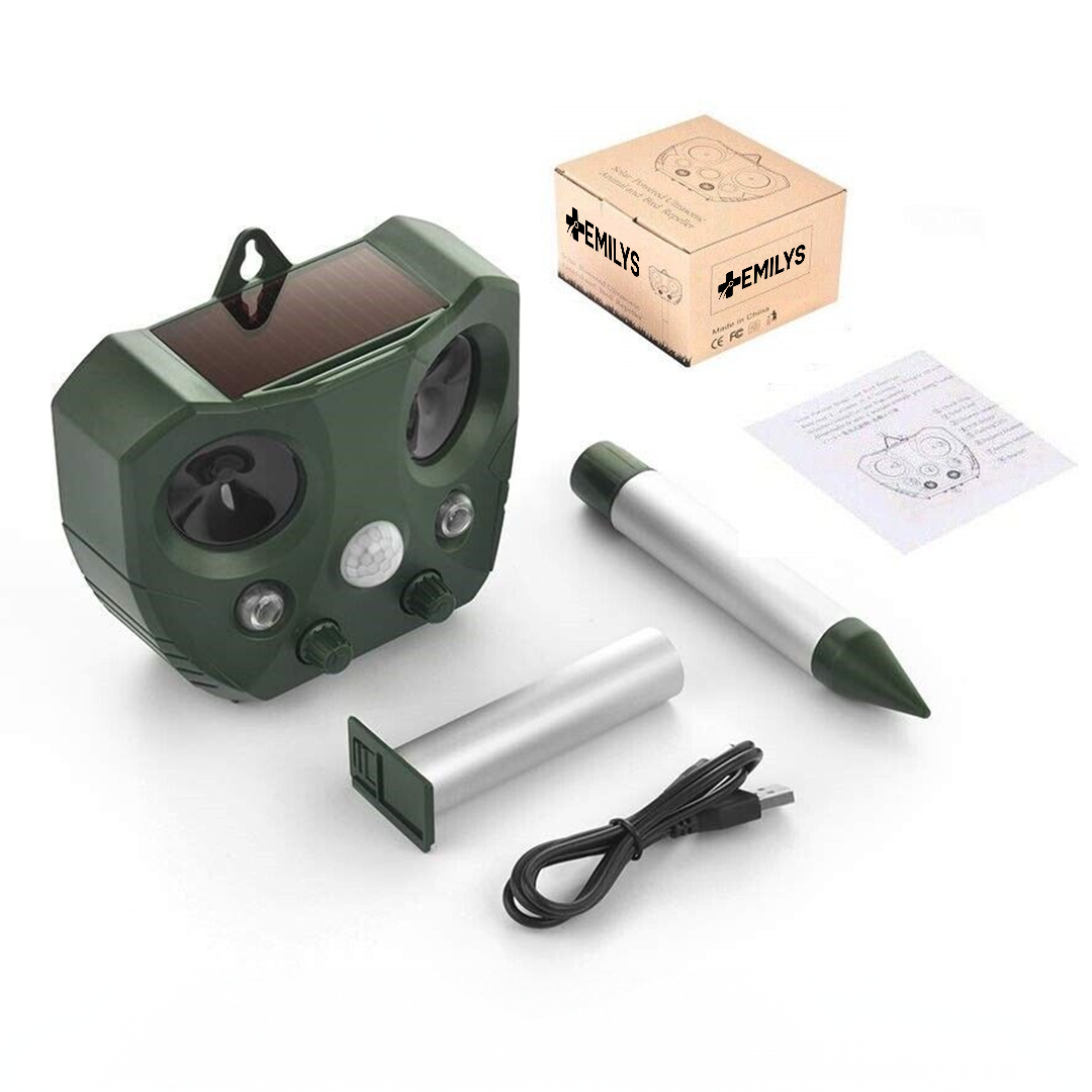 Ultrasonic Solar Powered Pest Repeller