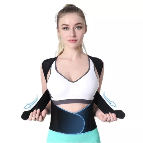 Fully Adjustable Posture Corrector - Improve Spine Clavicle Brace Posture Vest Back Posture Corrector Belt